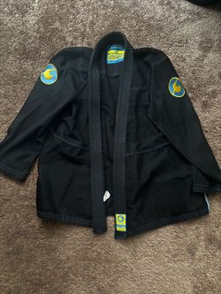 Gold BJJ Aeroweave BJJ Gi Jacket Black A2H