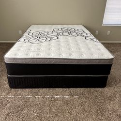 Queen Size Mattress Pillow Top 12” Thick.   All Sizes Available.    Same Day Delivery.    Brand New Mattress. 