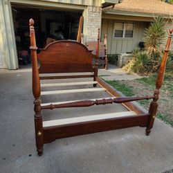 Antique Queen Bed Frame 100 