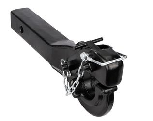 ANGCOSY 10-Ton Pintle Hook Trailer Hitches Receiver Hook For 2” Hitches Hitch Hook Military Receiver, 20000 Lbs, 15” Length