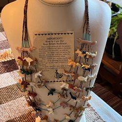 Gorgeous 4 Strand Authentic Fetish Necklace 