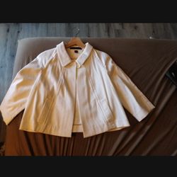 3/4 White Express Jacket