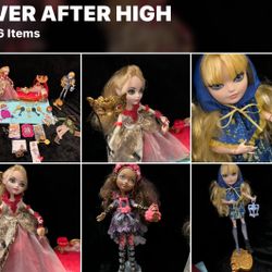 VINTAGE EVER AFTER HIGH FIGURES DOLLS 11” - 12”