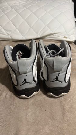 Air Jordan High-Top Sneakers White Grey Black
