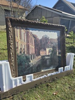 Chateau Du Breau Painting