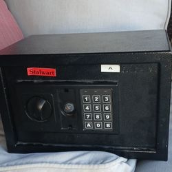 Stalward Mountable Fireproof Home Safe With Programmable Keypad, Manual Key Backup, And Anchor Mounts