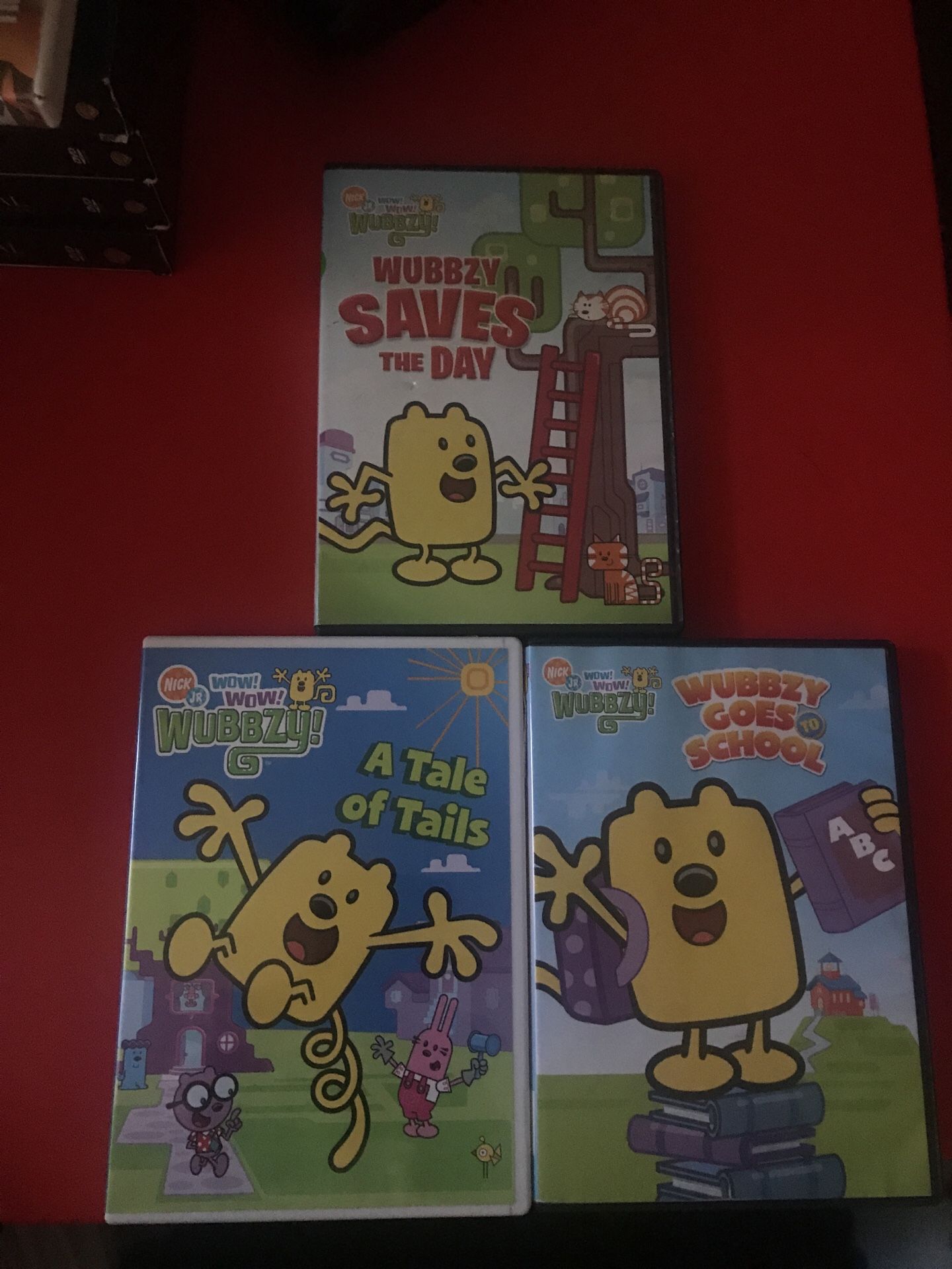 Nick Jr. wow wow Wubbzy DVDs