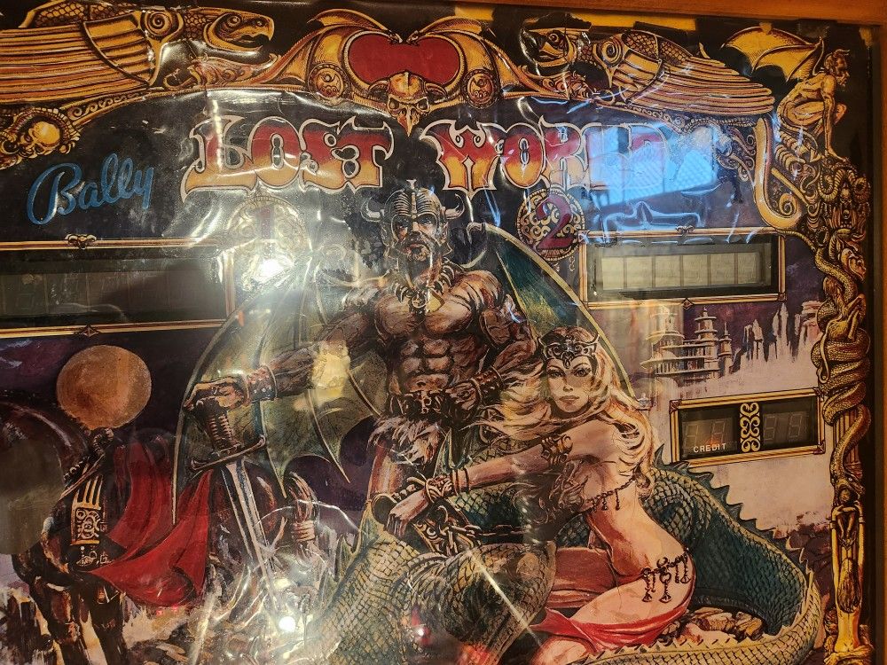 Classic Pinball Machine Bally Lost world