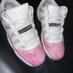 Pink Jordan 11 Retro Low 