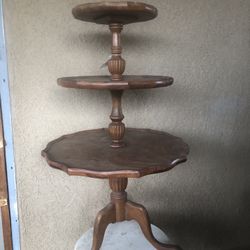 Antique 3 Tiered Table 