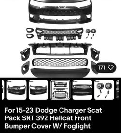 NEW SRT Front bumper kit for 15-23 Dodge Charger