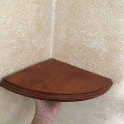 HOME DECOR Solid Wood Corner Shelf
