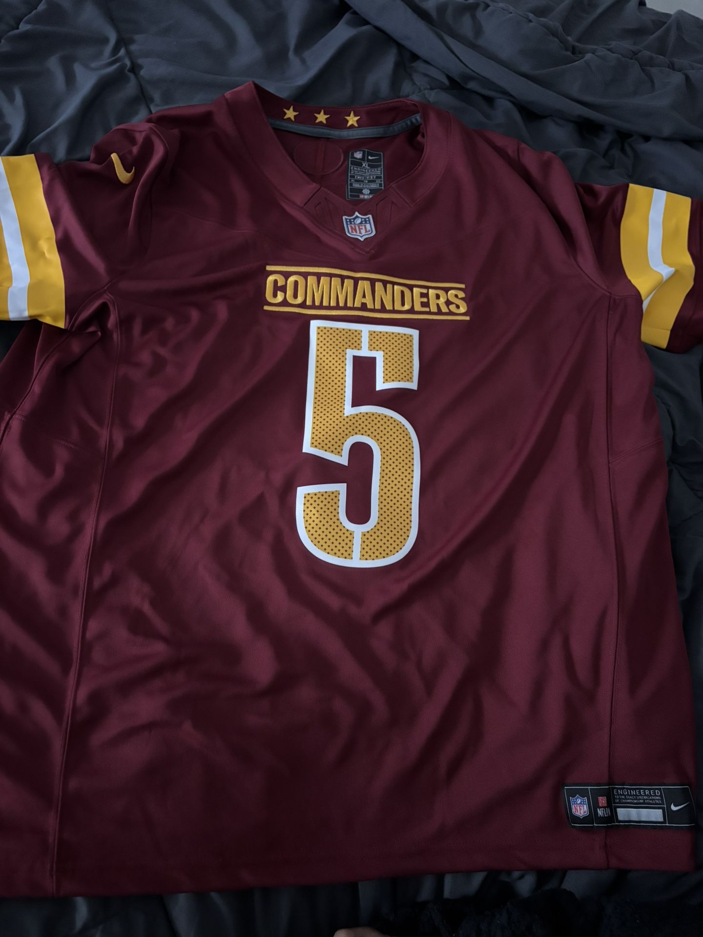 Brand New Nike Jayden Daniels Jersey With (stithched Logos And Patch)