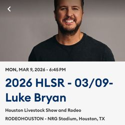 Luke Bryan Houston Rodeo