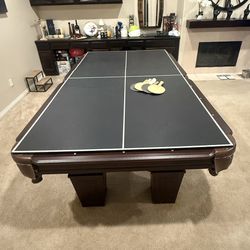 Ping Pong Table Top for Pool Table - Slightly Used 