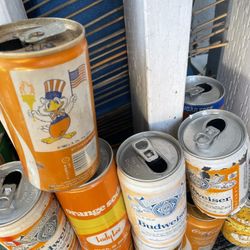 1980 To 1984 Antique Soda & Beer Cans 