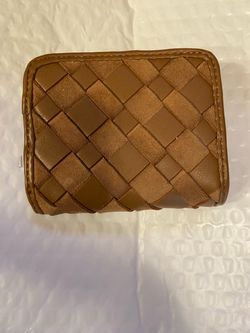 Brown Woven Wallet new