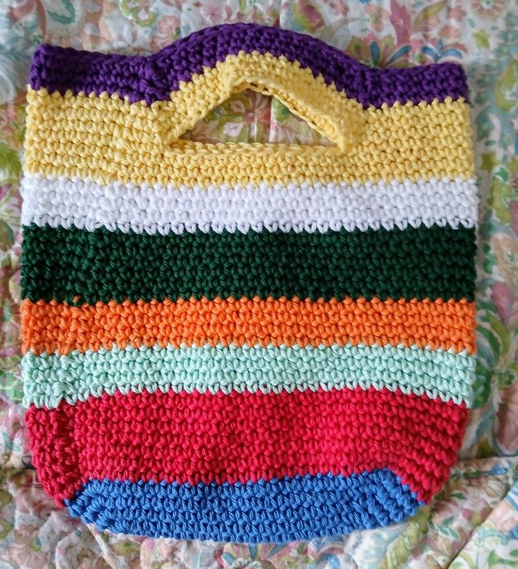 Handmade Crochet Cotton Bag