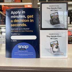 Insta360 Go Ultra Tiny Hands Free 4K Camera (Located In Downey, CA)