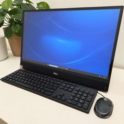 Dell 22” Touchscreen Full HD PC AIO Desktop / Windows 11 / HDD 1TB / RAM 8GB / WiFi AC / Camera / Bluetooth / Keyboard & mice