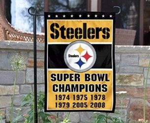 Pittsburgh Steelers garden flag