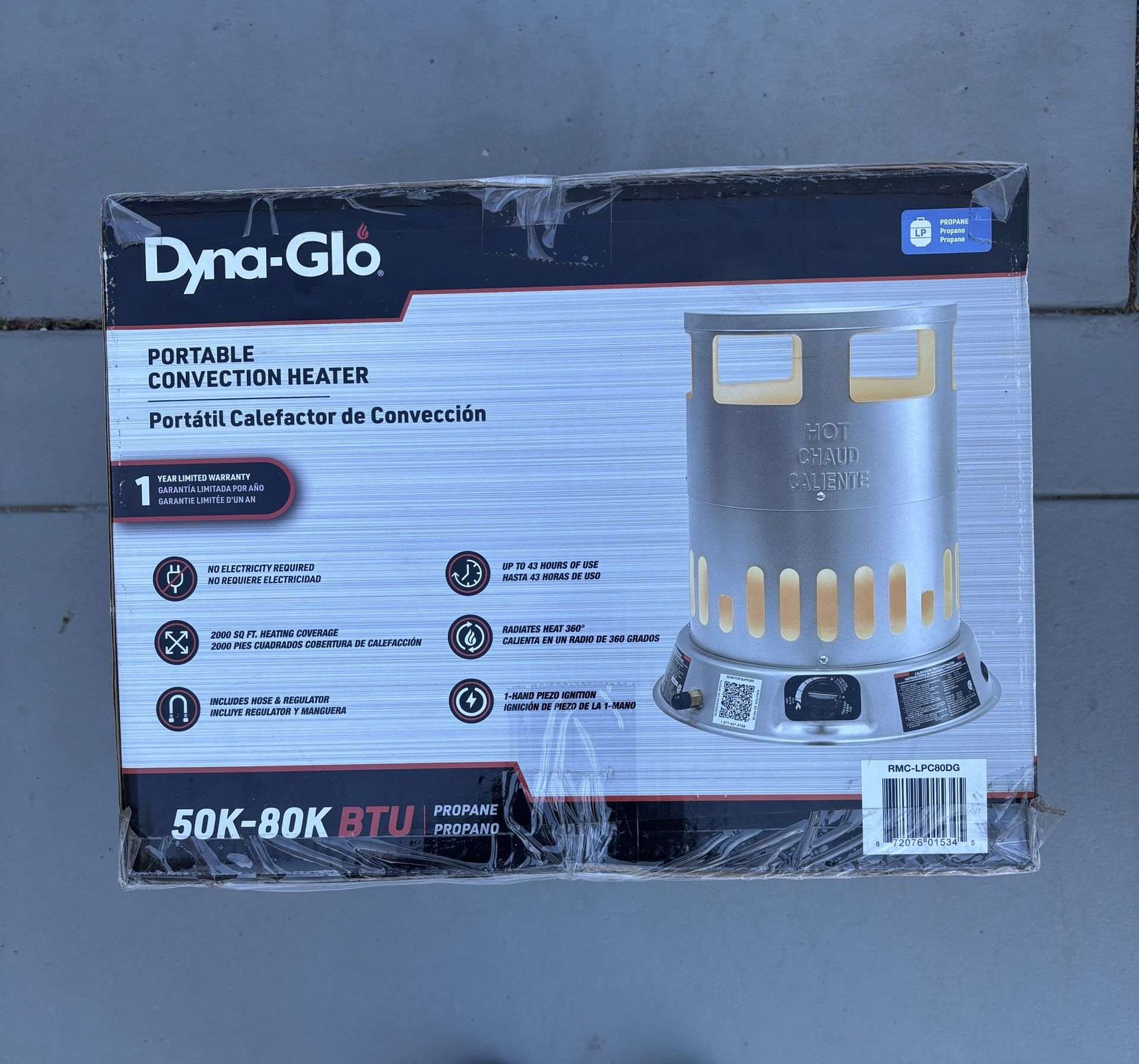 Great Portable Heater, Stay Super Warm! Camping Or In The Backyard Only $45. Ea