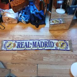 vintage real Madrid scarf 100% acrylic