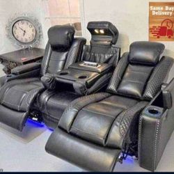 Party Time Power Recliner Sofa Same Day Delivery By ASHLEY 