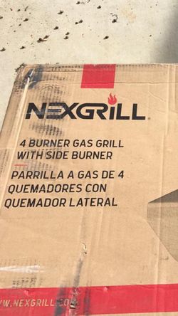 NEXGRILL GAS GRILL 4 BURNER WITH SIDE BURNER