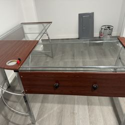 Glass Desk