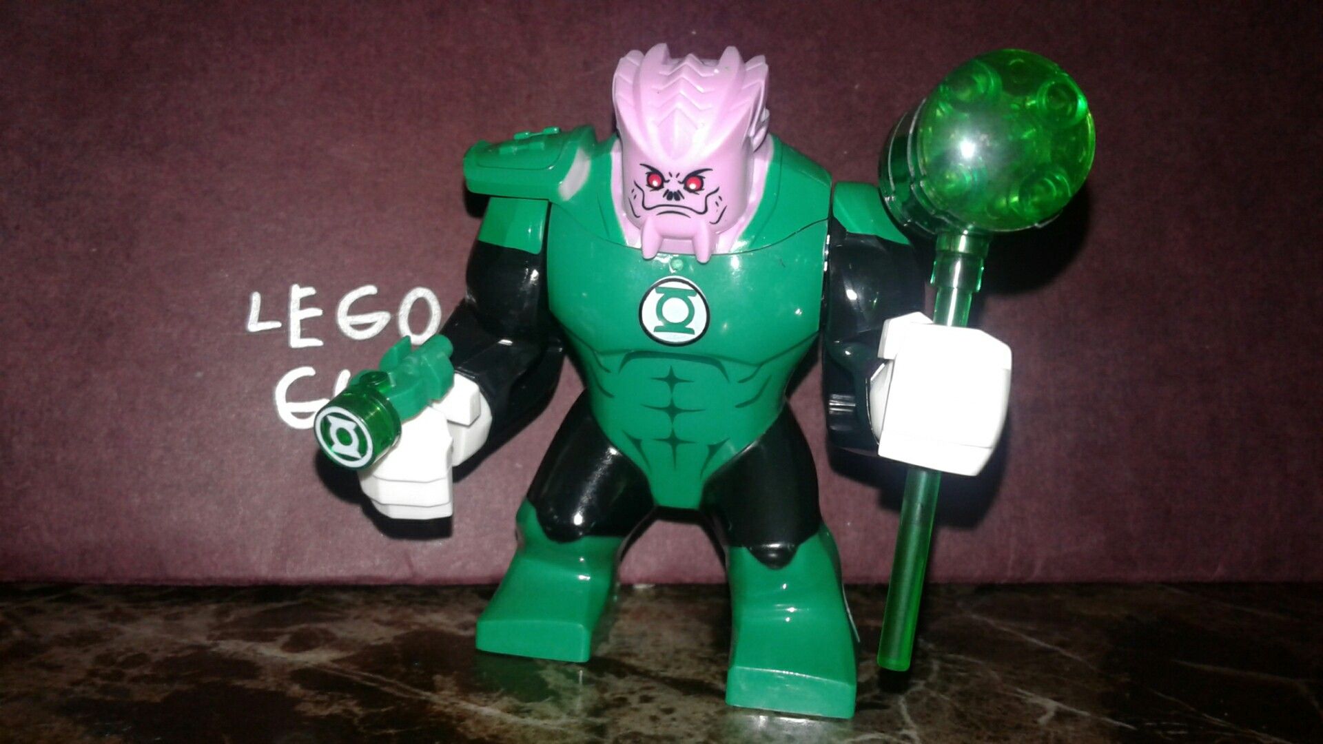 Kilowog Green Lantern Big figure Lego custom toy