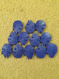 Star Wars Monopoly Pieces!!! Millennium Falcons!!!