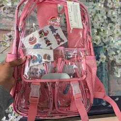 Clear backpack