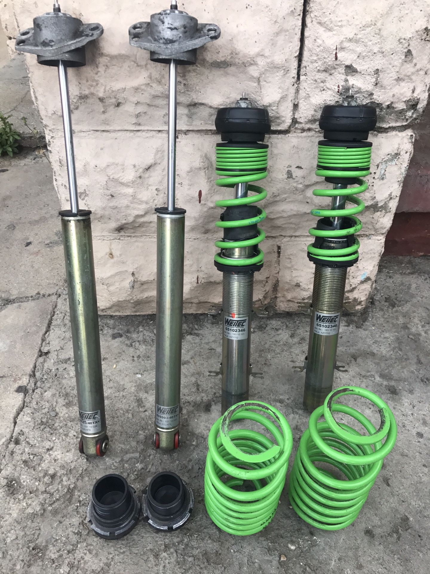 Mk4 weitec coilovers gti golf jetta