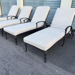 Patio Outdoor Furniture 4 Grand Tuscany Chaise Lounge by Hanamint