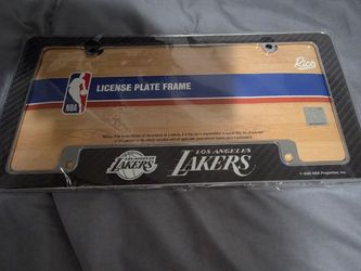 New Lakers license plate frame