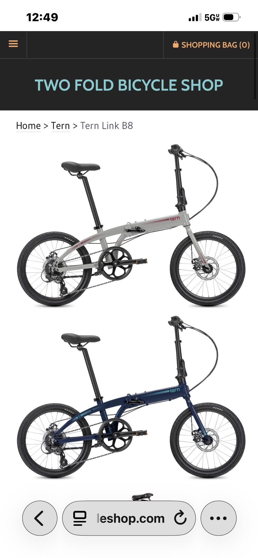 Folding Bike Tern Brand New