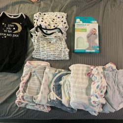 Baby Swaddle Wraps And Pajamas