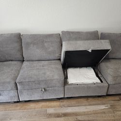 Couch with storage