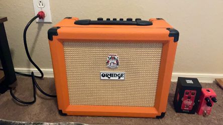 Orange Crush 20 RT amp and NUX Voodoo Vibe pedal