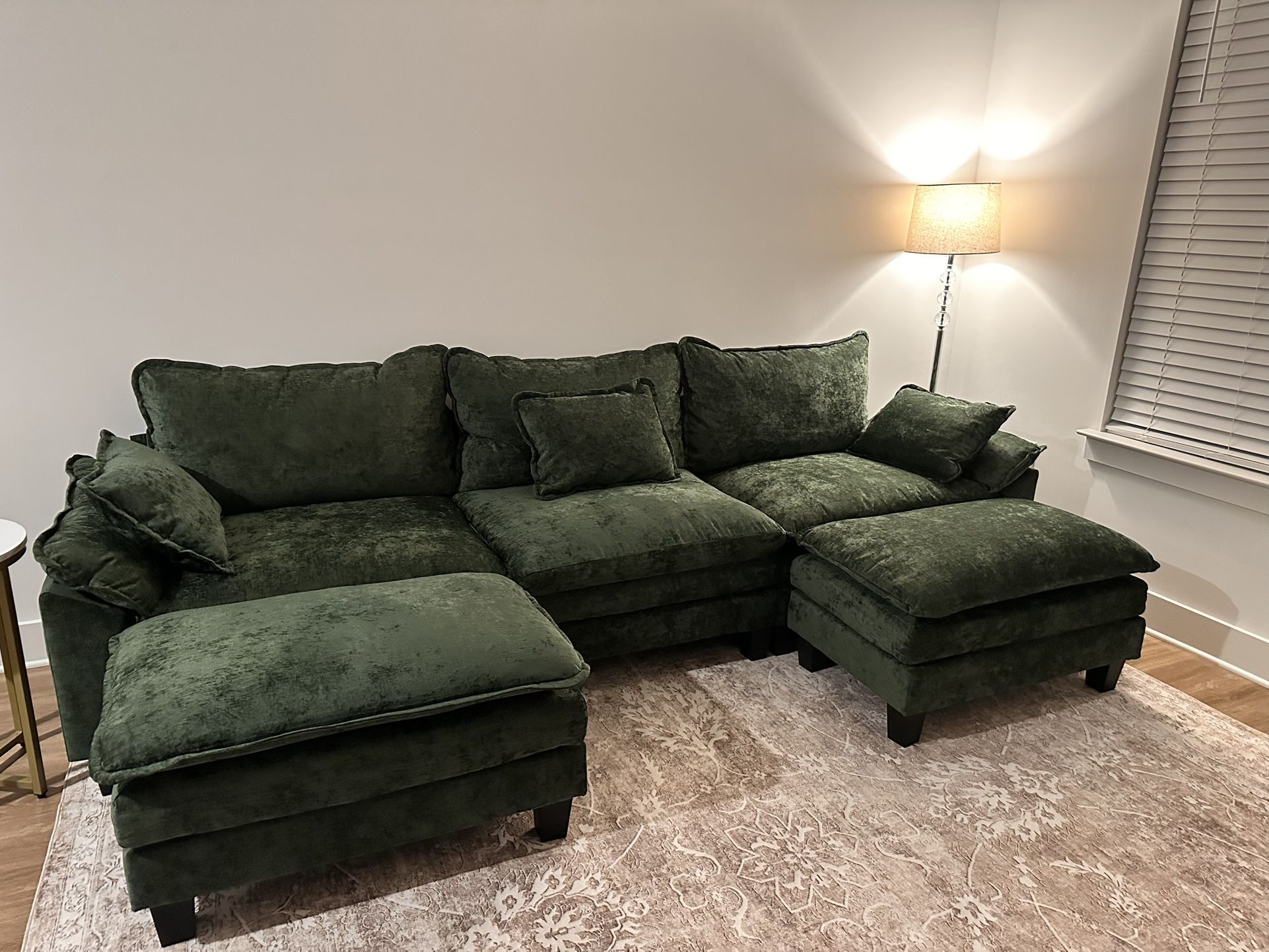 Hunter Green Couch
