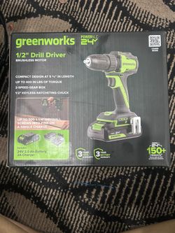 1/2 Drill Driver With Batterie And Charger