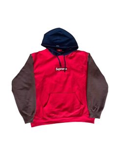FW24 Supreme Box Logo Multicolor Hoodie Men’s Size XL