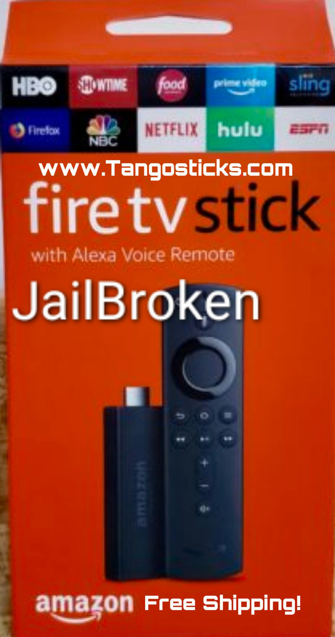 Jailbroken Amazon Fire TV Stick 4k Tv/Movies/Sports/PPV/XXX