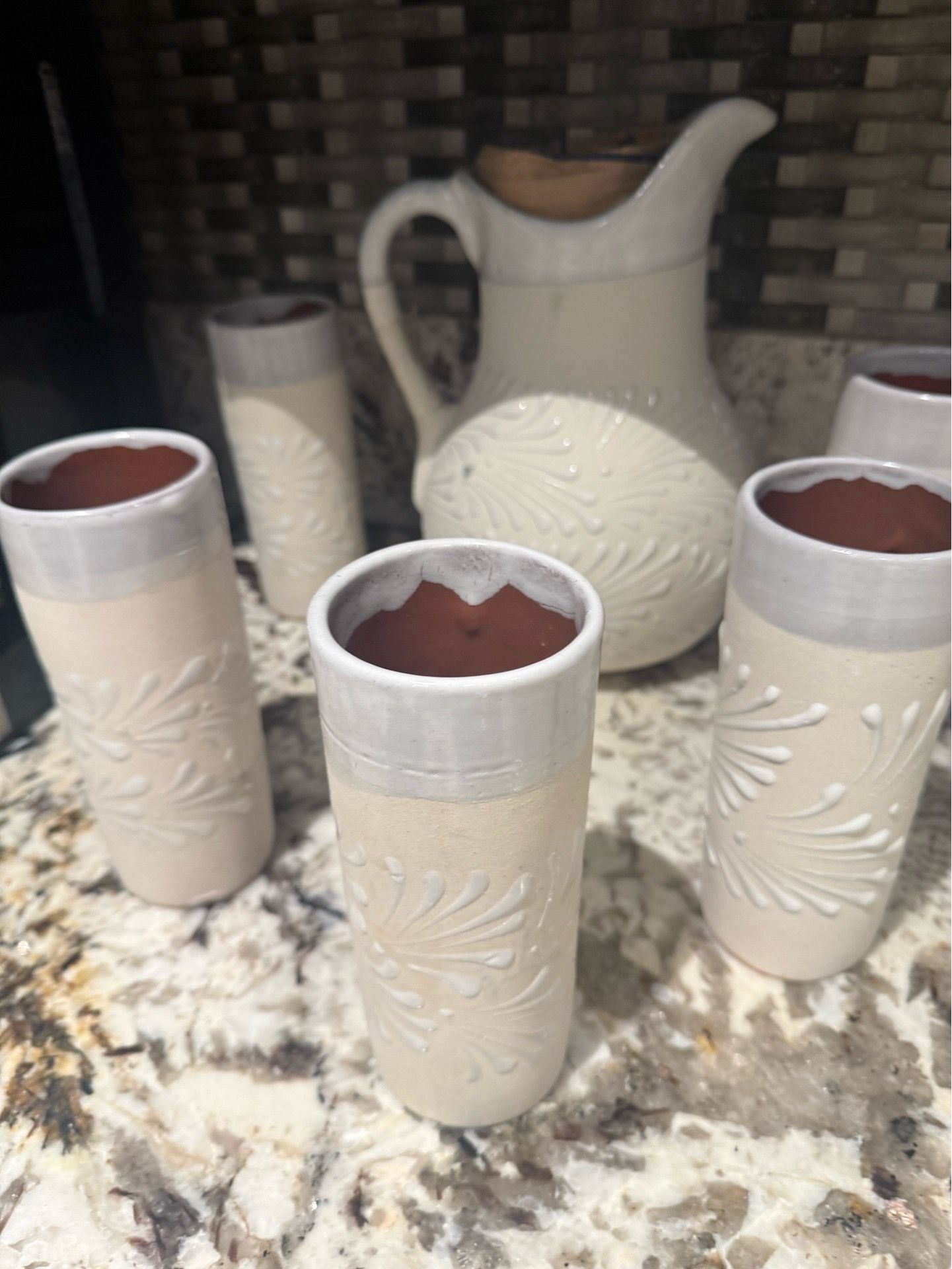 Jar with 5 cups