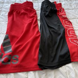  2 Pair Boys Adidas Shorts