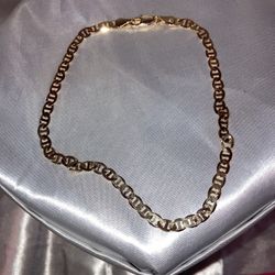 Womens Gucci Marine Chaine 14k Gold Bracelet 