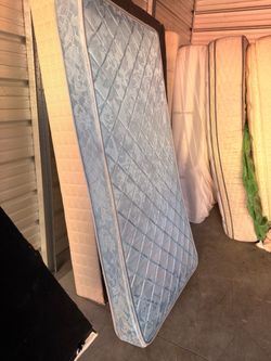 Twin Mattress Blue Quilted