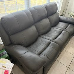 Loveseat And Reclining Sofa