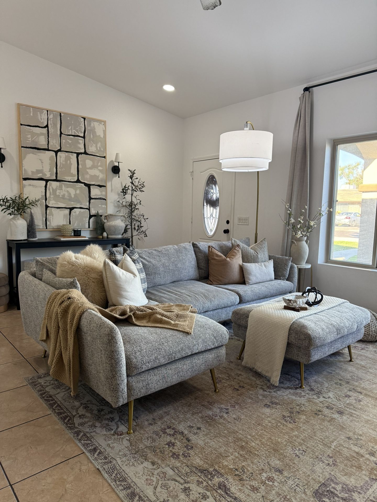 Mid Century Modern Sectional Couch